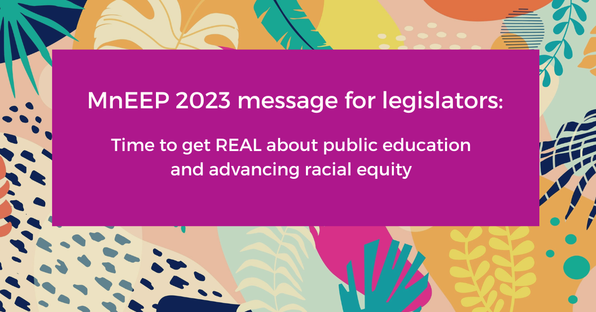 MnEEP 2023 message for legislators