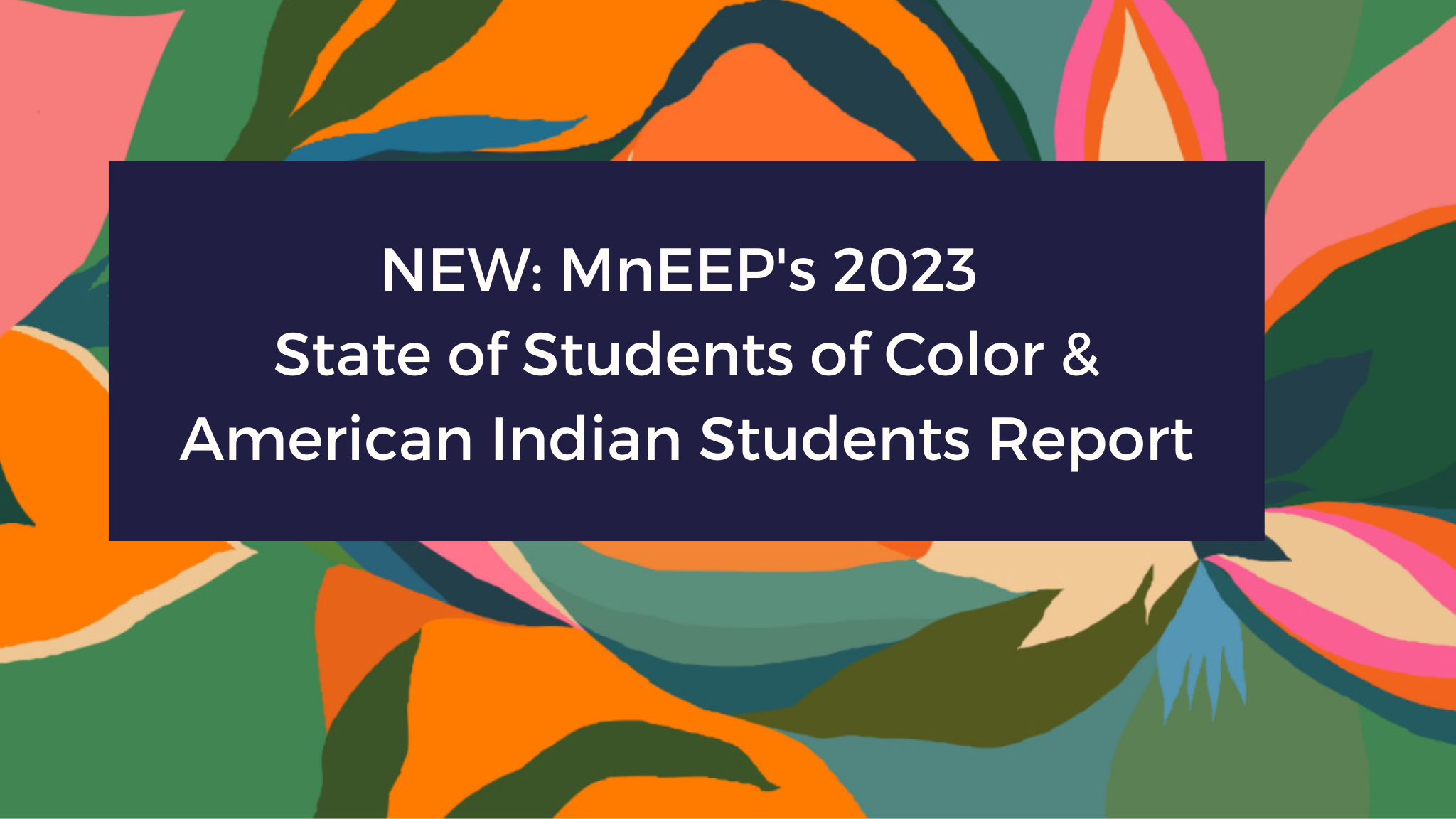NEW: 2023 MnEEP State of Students of Color and American Indian Students Executive Summary